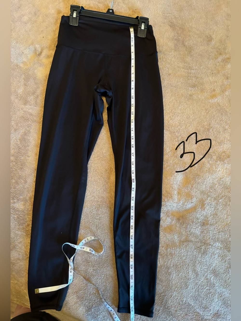 ALO High-Waist Black Active Leggings - Picture 3 of 6